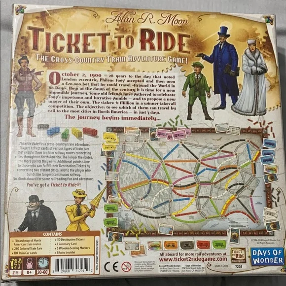 Ticket to Ride Adventure Game - Picture 2 of 2